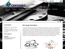 Tablet Screenshot of centauro-srl.com